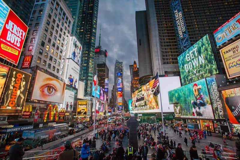 1. Times Square, New York City (Image Credits: Unsplash)