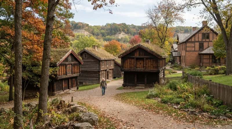 #11 - The Iowa Town Hiding a Full Norwegian Village (Image Credits: Gemini)