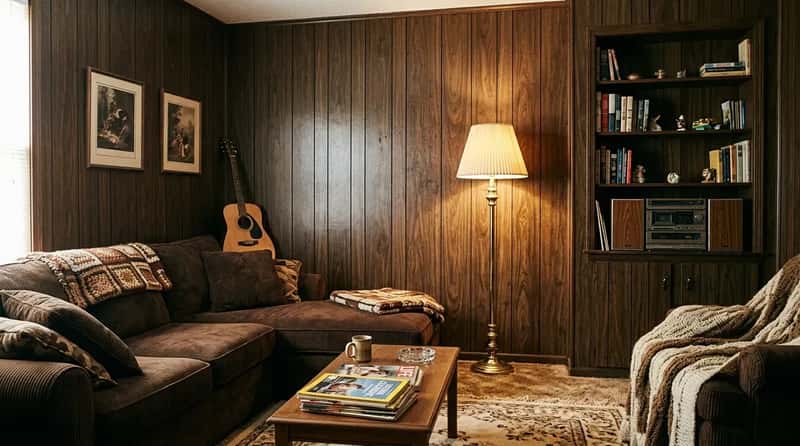 #34 - Wood Paneling That Made Rooms Feel Like a Den Should (Image Credits: Gemini)
