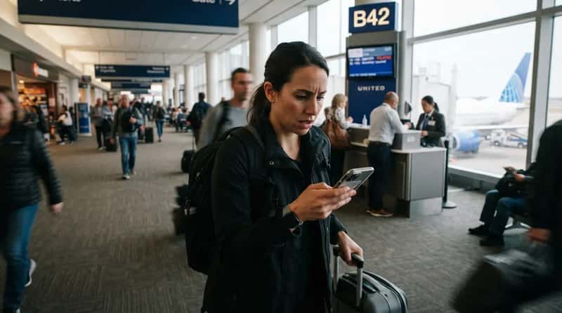 #13 - United's "Connection Saver" Can Hold Your Flight - But Only If You See the Text (Image Credits: Gemini)