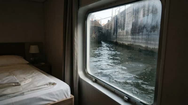 #10 - The Cheapest Cabin Has a Window Right at Water Level (Image Credits: Gemini)
