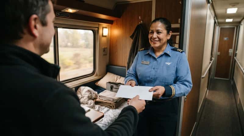 #1 - Cash for Your Sleeping Car Attendant (Image Credits: Gemini)