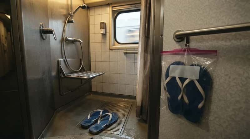 #4 - Flip-Flops and a Ziplock, Because a Clean Shared Shower Is Still Shared (Image Credits: Gemini)