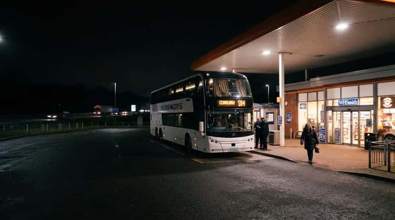 #12 - Heathrow to Edinburgh: The Night Coach With One 1:30 A.M. Break (Image Credits: Gemini)