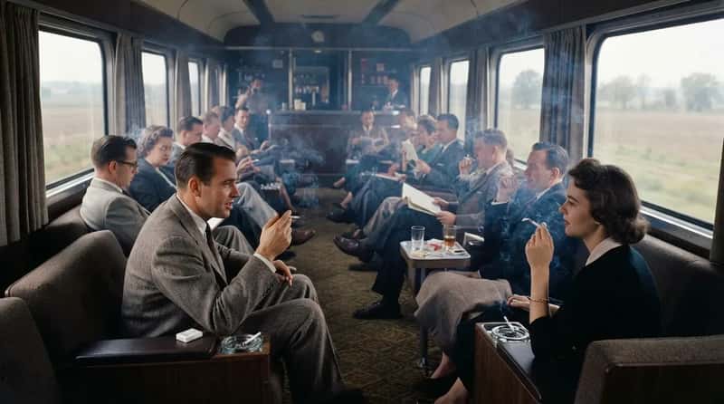 16. Smoking Was Basically Part of the Décor (Image Credits: Gemini)