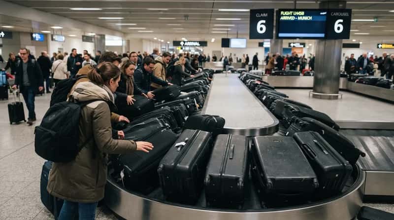 #21 - The Twin Black Suitcase Nobody Can Tell Apart On the Carousel (Image Credits: Gemini)