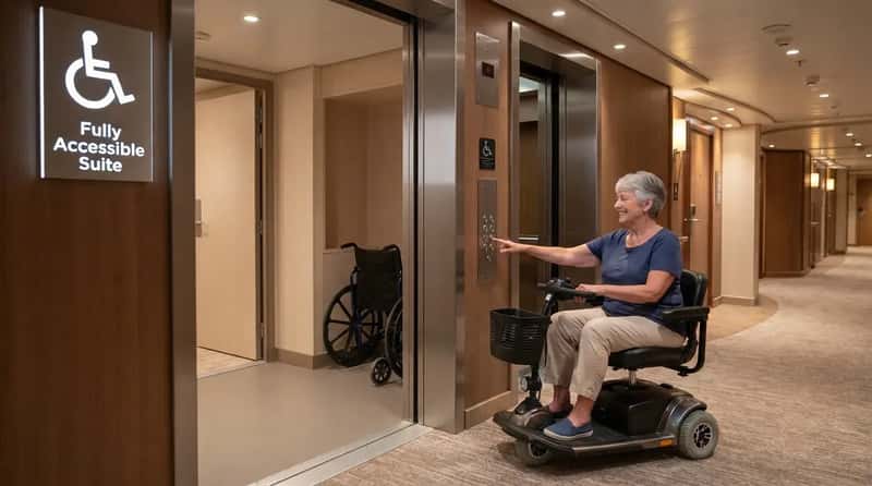 #14 - Fully Accessible Suites Get Parked Next to the Elevator on Purpose (Image Credits: Gemini)