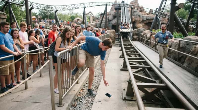 #14 - Hopping the Rail to Grab Something You Dropped (Image Credits: Gemini)
