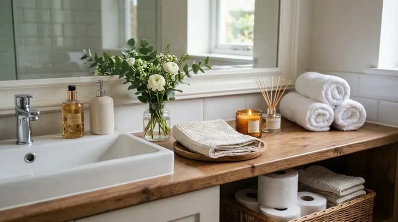 #14 - A Guest Bathroom That Was Thought About (Image Credits: Gemini)