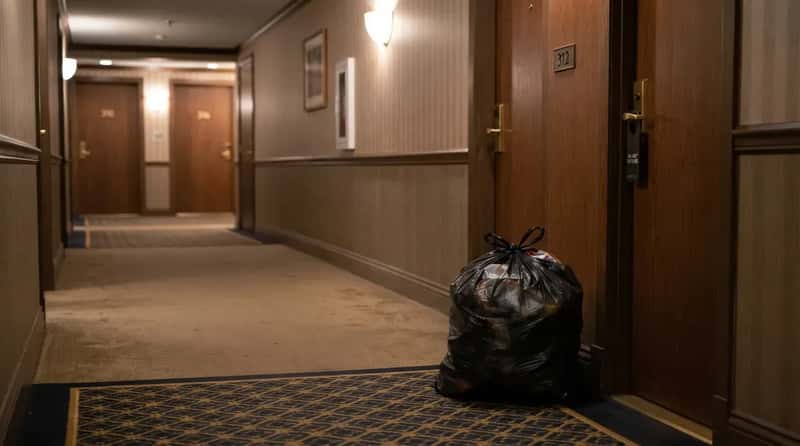 #11 - A Knotted Trash Bag Waiting by the Door (Image Credits: Gemini)
