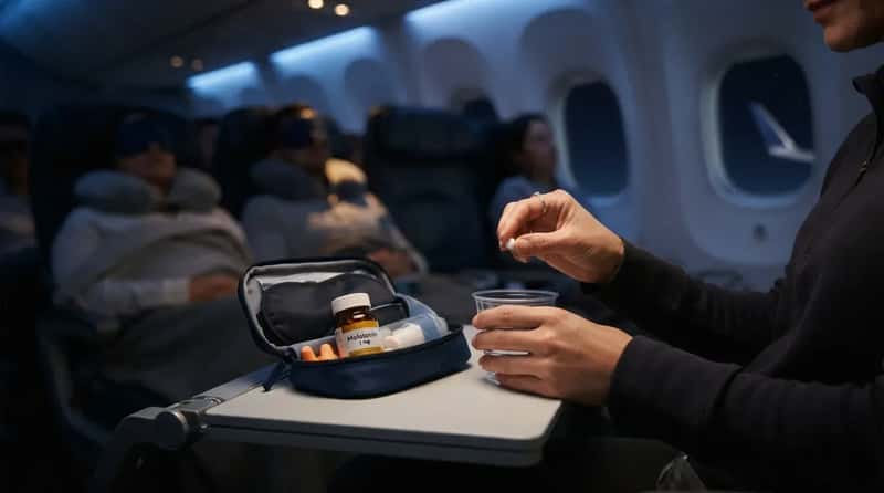 #8 - They Keep a Tiny Melatonin Dose in Their Carry-On (Image Credits: Gemini)
