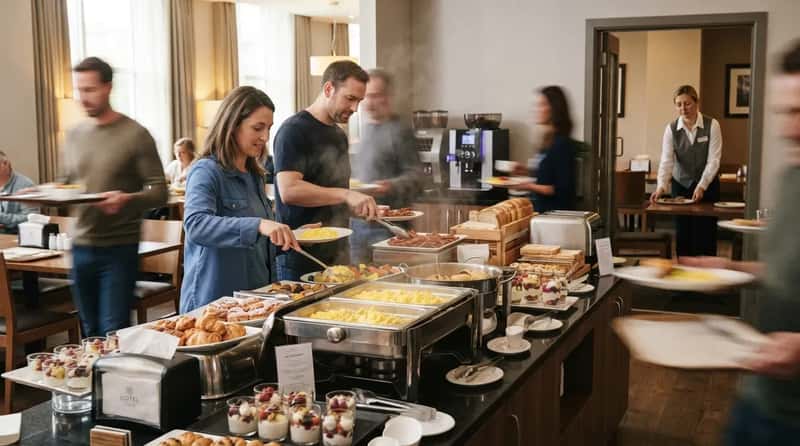 #10 - Believing the "Free" Breakfast Is Actually Free (Image Credits: Gemini)