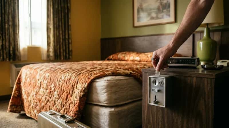 #8 - The Magic Fingers Vibrating Bed (Image Credits: Gemini)