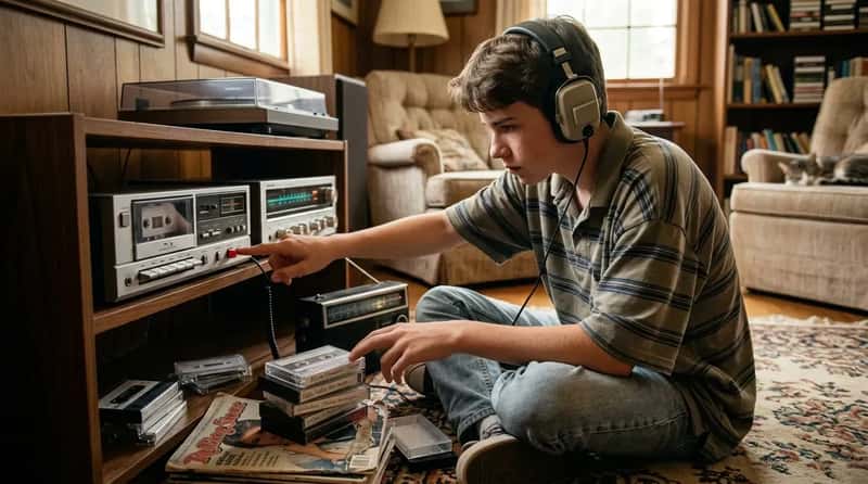 #18 Recording a Mix Tape Before the Trip (Image Credits: Gemini)