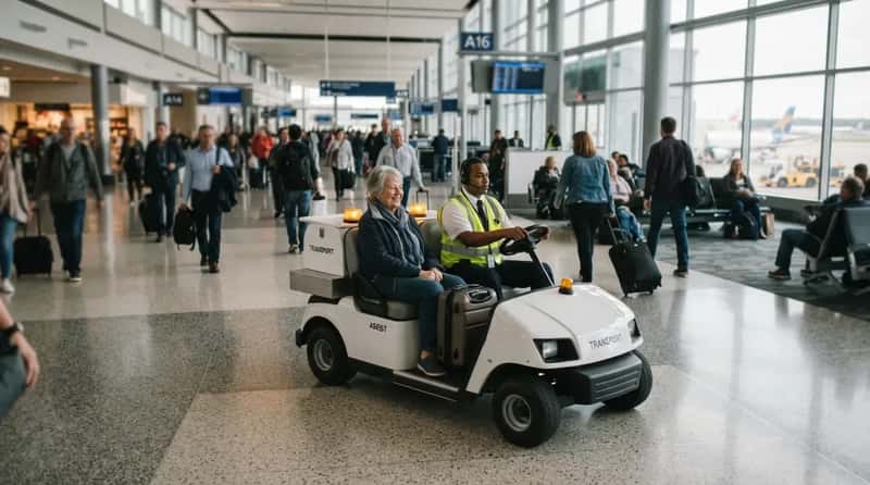 #7 - They Can Swap a Slow Wheelchair Wait for a Faster Cart (Image Credits: Gemini)
