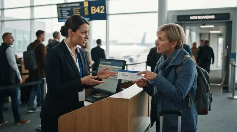 #6 - The Boarding Pass for the Completely Wrong City (Image Credits: Gemini)