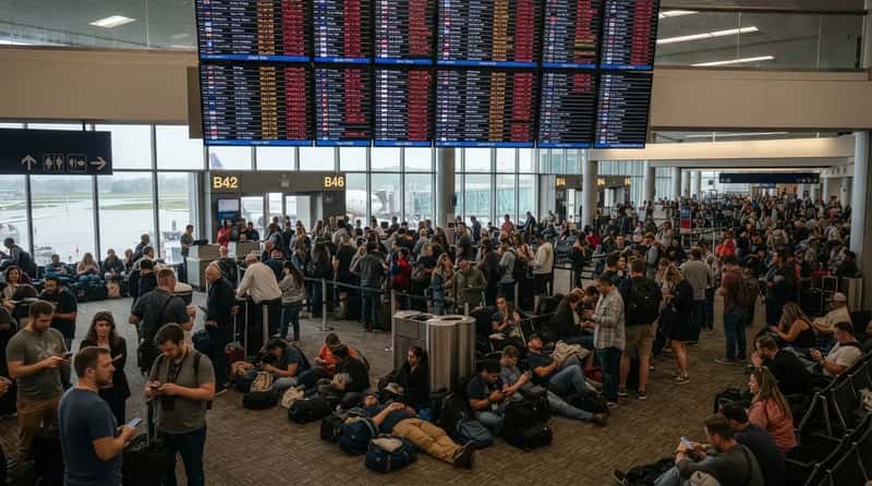 #24 - Nearly 1 in 4 U.S. Flights Now Arrive Late or Get Canceled Entirely (Image Credits: Gemini)