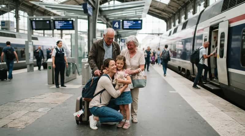 #19 - Non-Ticketed Family Can Still Walk You Right to the Platform (Image Credits: Gemini)