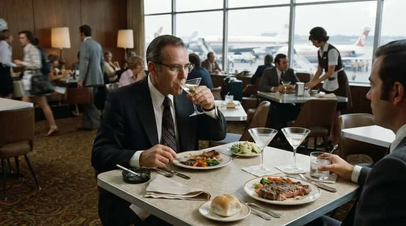 #12 - The Three-Martini Lunch, Airport Edition (Image Credits: Gemini)