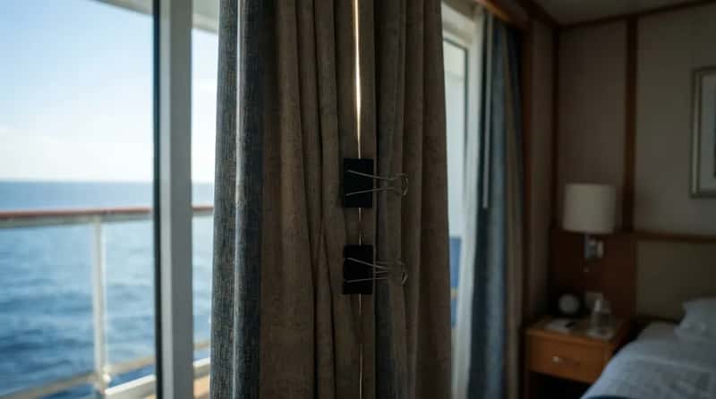 #14 - Binder Clips Holding the Curtains Shut (Image Credits: Gemini)