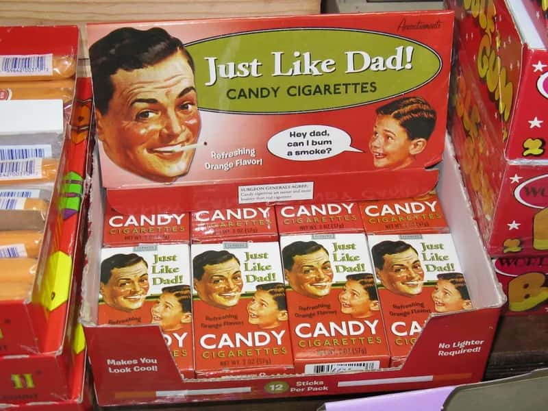 #22 - Candy Cigarettes as a Standard Childhood Treat (Image Credits: Unsplash)
