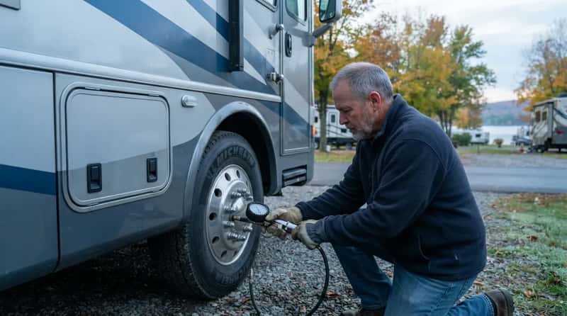 #18 - They Recheck Tire Pressure The Morning Of Departure (Image Credits: Gemini)