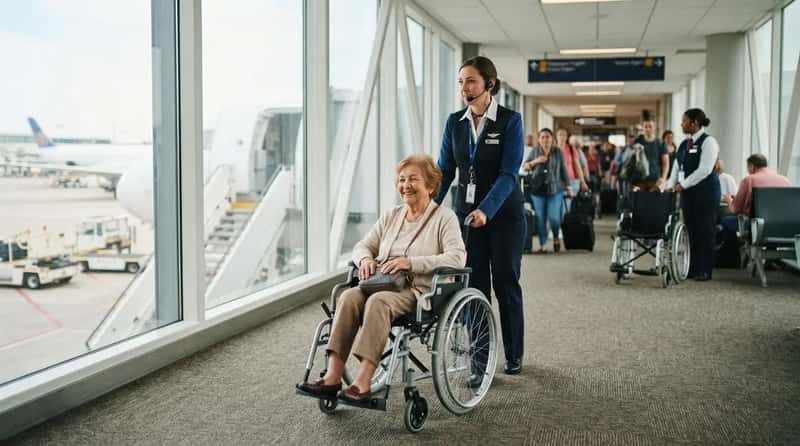 #5 - Wheelchair Assistance Coordinated Gate-to-Gate (Image Credits: Gemini)