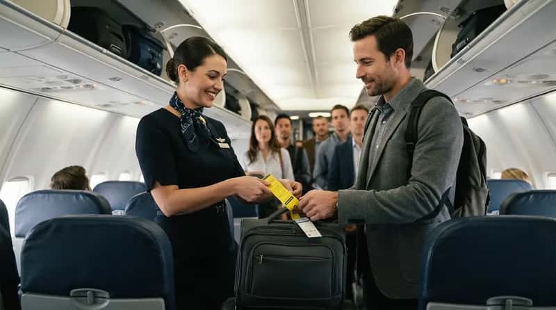 #7 - They Never Refuse to Gate-Check When a Flight Attendant Asks (Image Credits: Gemini)