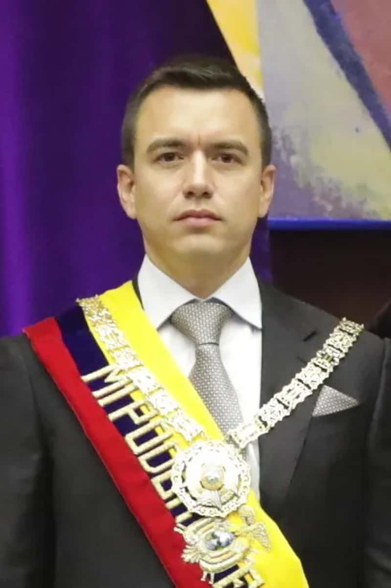 Daniel Noboa, President of Ecuador (By Asamblea Nacional  del Ecuador, CC BY-SA 2.0)