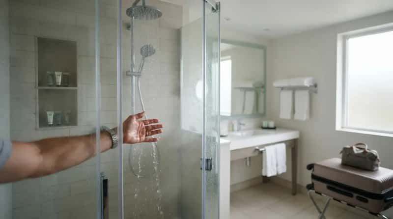 #15 - They Run the Shower Before They Unpack a Single Bag (Image Credits: Gemini)
