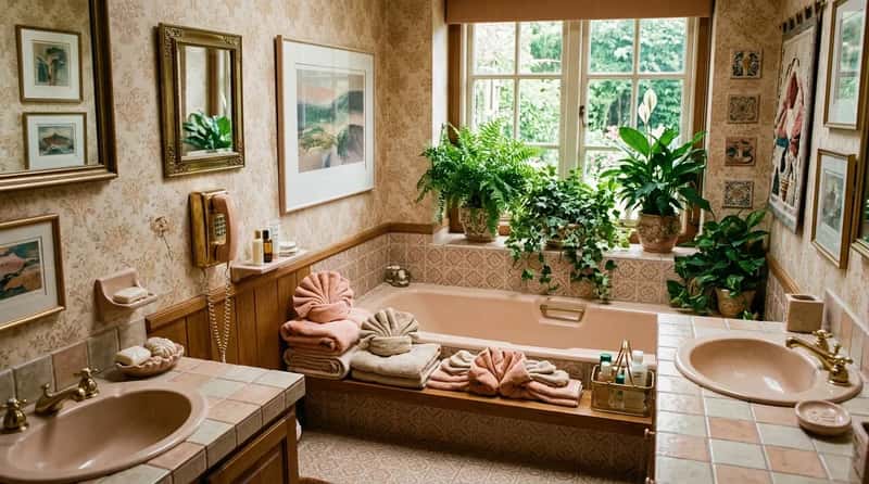 #1 - The Bathroom Treated as a Real Room Worth Decorating (Image Credits: Gemini)