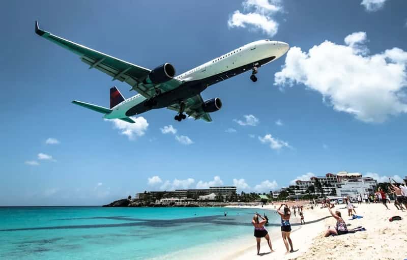 #7 - Maho Beach, St. Maarten: Relaxation Directly Under a Jet Engine (Image Credits: Unsplash)