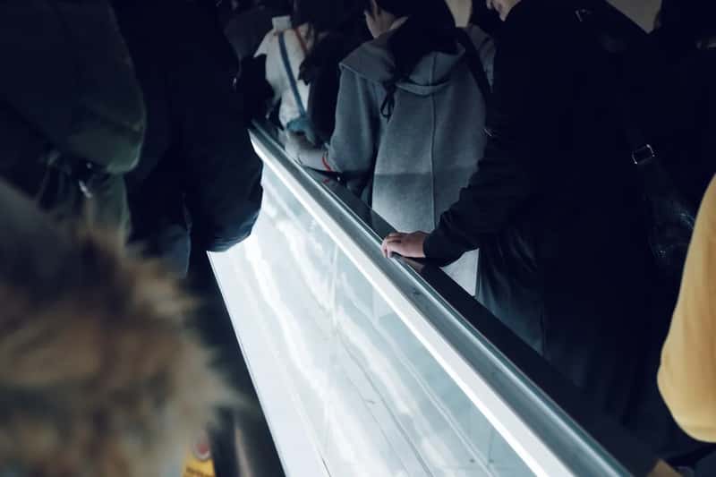2. Blocking the flow of foot traffic (Image Credits: Unsplash)