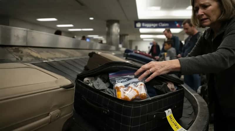 #9 - The Prescription Bottles in the Checked Bag (Image Credits: Gemini)