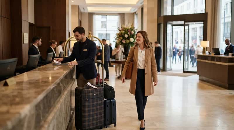 8. Offer to Check Your Bags and Come Back Later (Image Credits: Gemini)