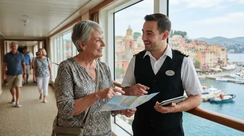 #4 - They Ask for Port Advice Like the Steward Is a Trusted Local Guide (Image Credits: Gemini)
