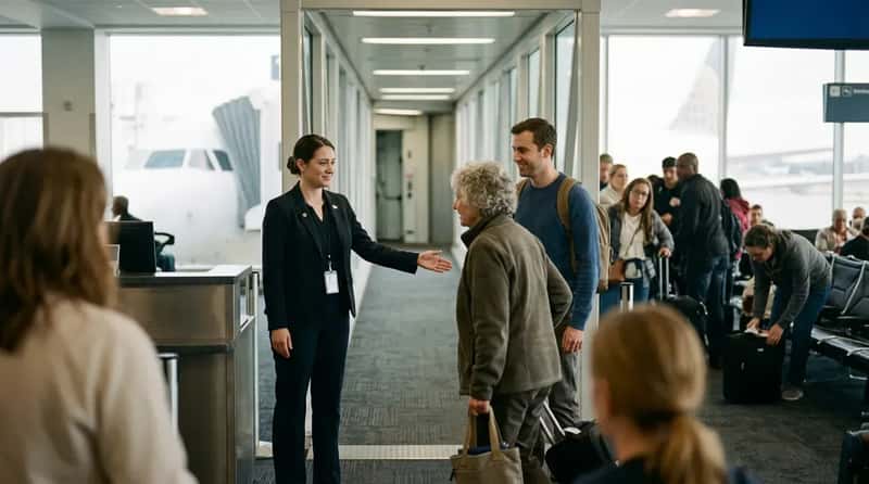 #8 - Letting a Travel Companion Pre-Board at No Extra Cost (Image Credits: Gemini)
