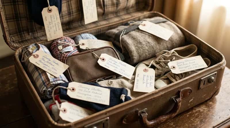 #12 - Attaching Identifying Tags to Every Single Item Inside the Bag (Image Credits: Gemini)