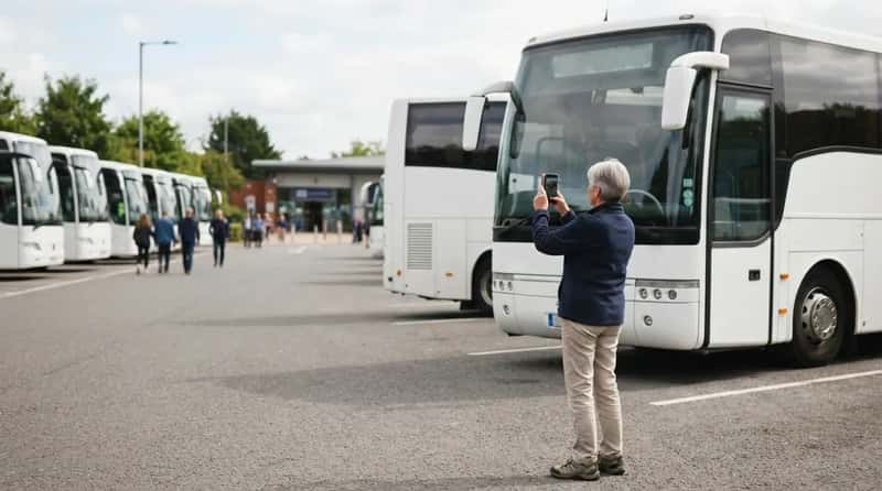 #26 - They Photograph the Coach Before Walking Away (Image Credits: Gemini)