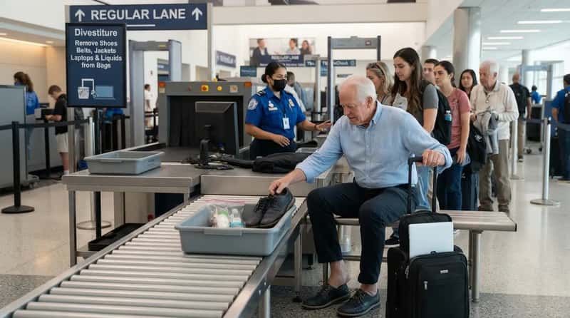 #6 - Turning 75 Does Not Get You PreCheck (Image Credits: Gemini)