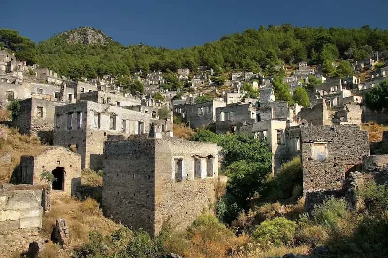 7. Kayaköy, Turkey – The Greek Ghost Village (Image Credits: Flickr)