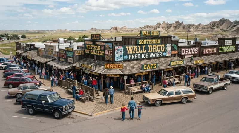 #2 - Wall Drug Built an Empire on One Free Glass of Water (Image Credits: Gemini)