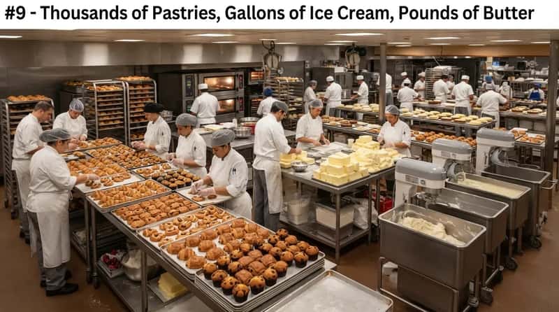 #9 - Thousands of Pastries, Gallons of Ice Cream, Pounds of Butter (Image Credits: Gemini)