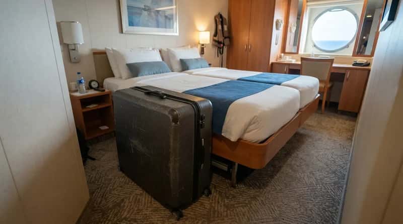 #24 - Bringing a Hardshell Suitcase That Won't Fit Under the Bed (Image Credits: Gemini)