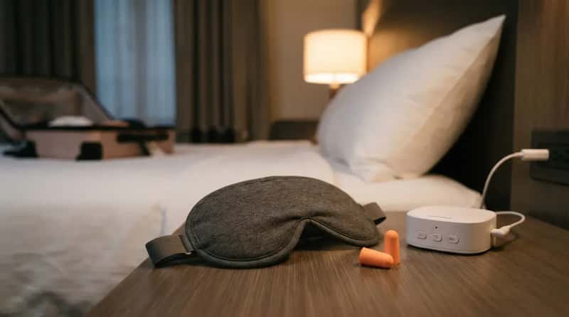 #5 - The Sleep Kit: Eye Mask, Earplugs, and a Noise Machine (Image Credits: Gemini)
