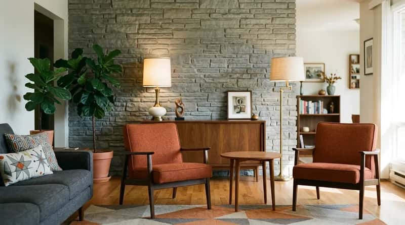 #13 - The Rental With the Unmovable Stone Accent Wall (Image Credits: Gemini)