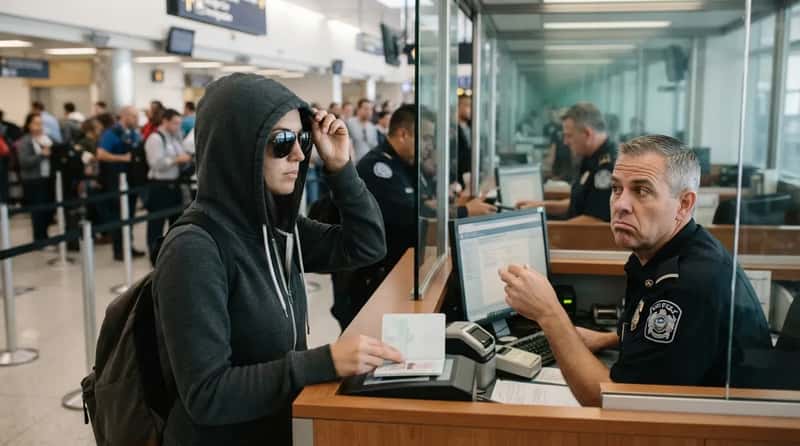 7. Wearing Sunglasses and a Hood Straight Through the Booth (Image Credits: Gemini)