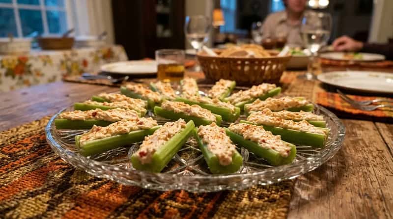 #34 – Stuffed Celery with Cream Cheese (Image Credits: Gemini)