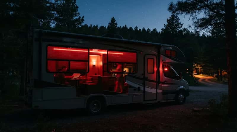 #8 - Switching to Red or Warm Light After Sunset (Image Credits: Gemini)