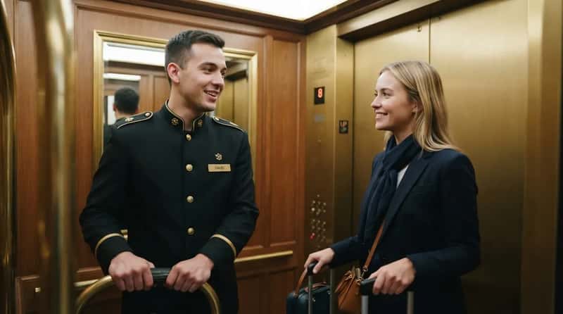 #9 - Asking for the Bellhop's Name Right Away (Image Credits: Gemini)